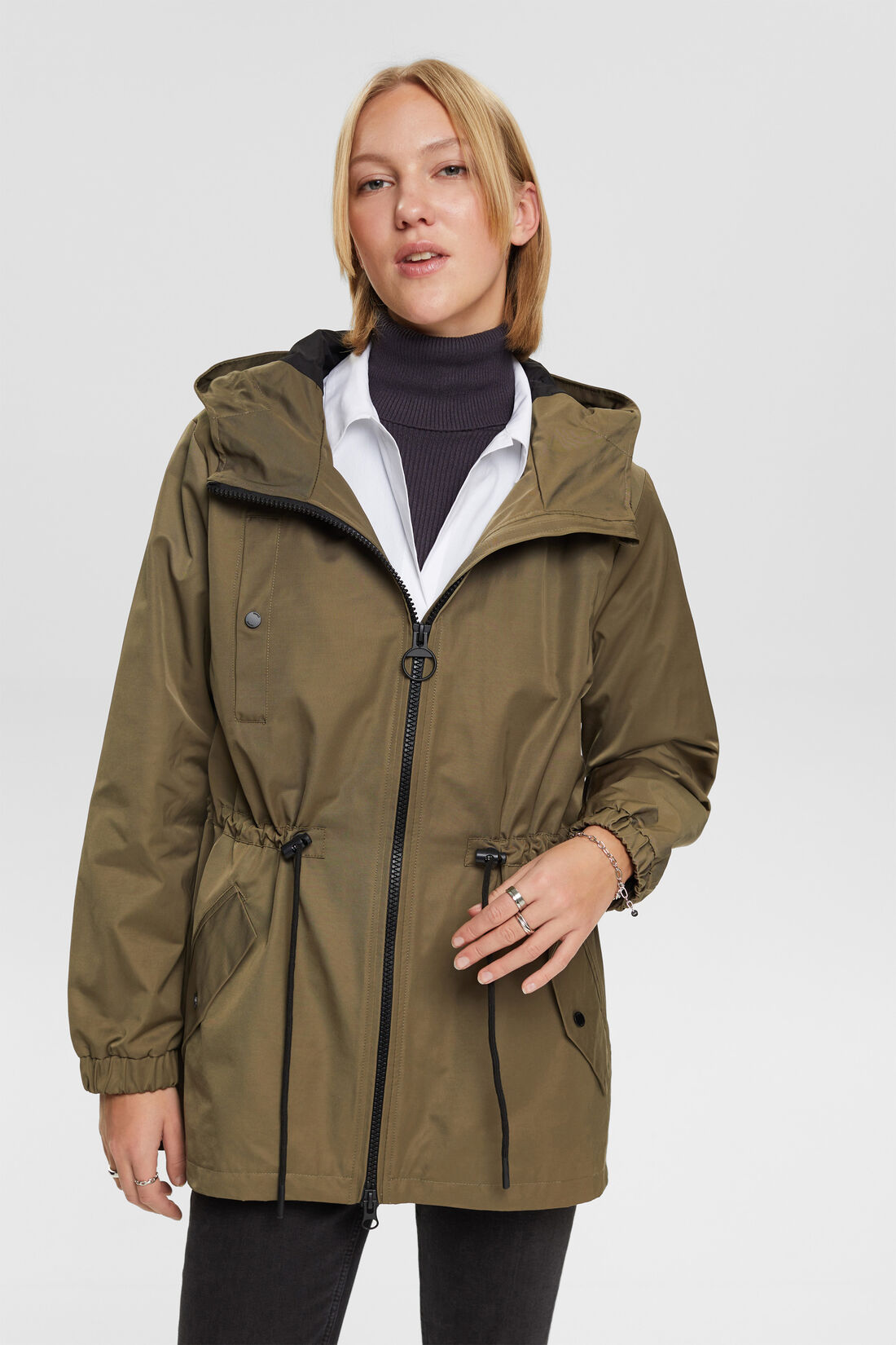 Chaqueta con capucha mujer online