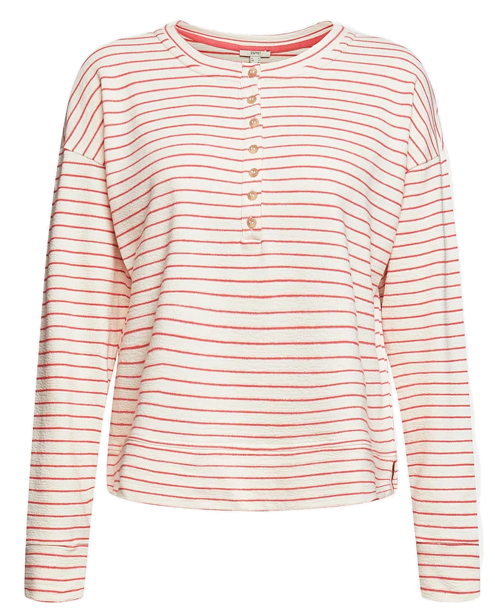 Camiseta hotsell henley mujer