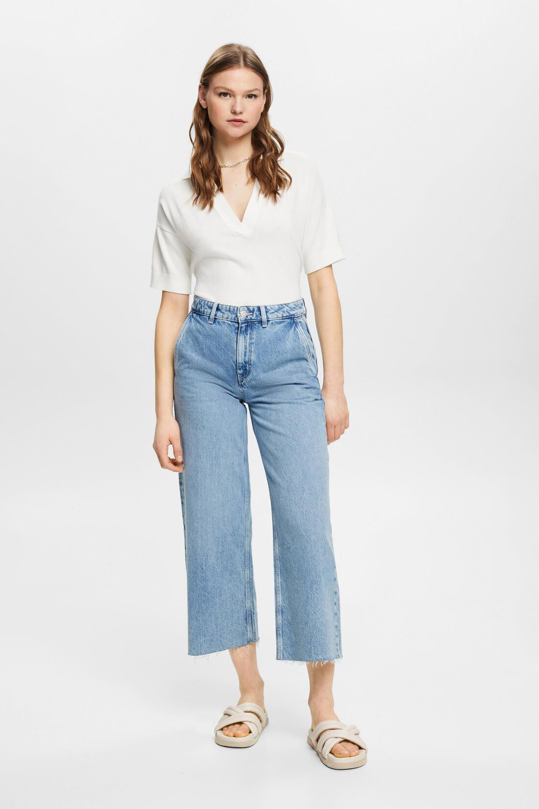 VAQUERO CULOTTE CON TIRO ALTO MUJER ESPRIT Korner