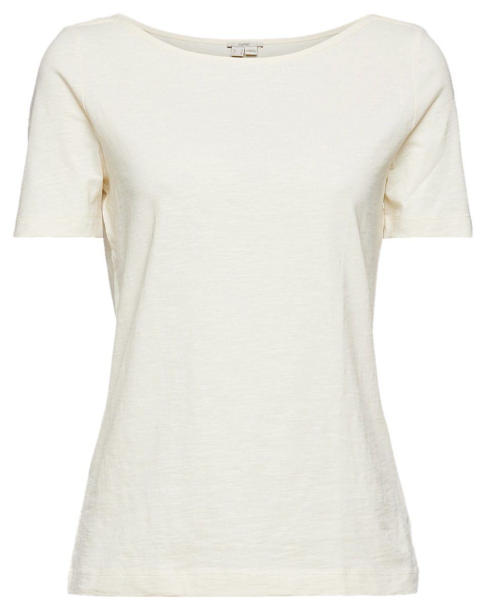 Camiseta Mujer Street One Con Cuello Barco - Manga 3/4, 100% Algodón, Diseño Básico Y Versátil