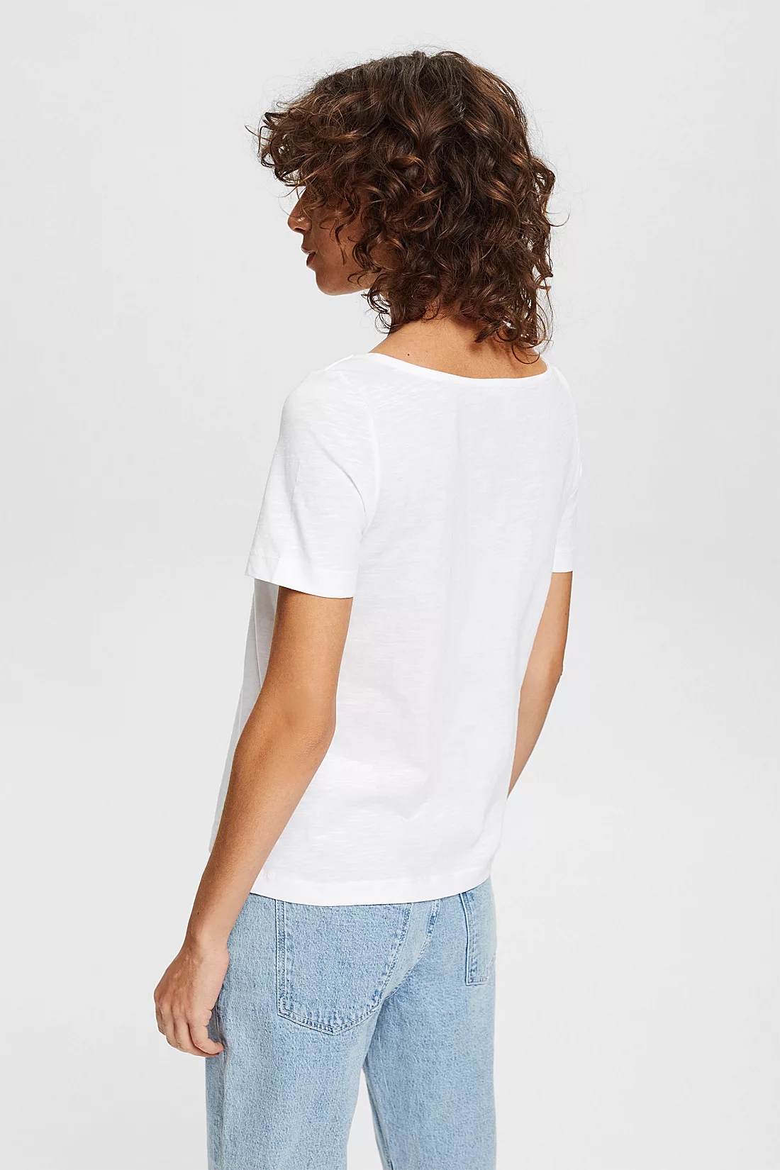 NAF NAF Camiseta Esprit Mujer Algodón-Modal Con Bordado Y Dos