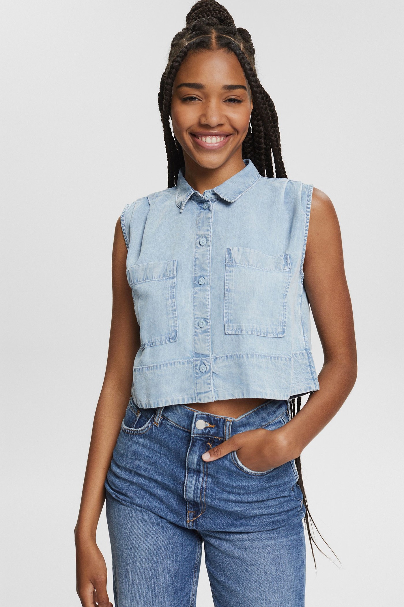 blusa tejana mujer
