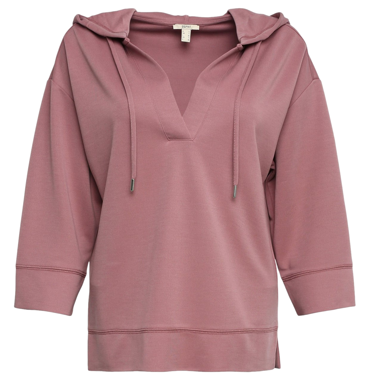 CAMISETA CON CAPUCHA Y MANGA 3/4 MUJER ESPRIT - Korner
