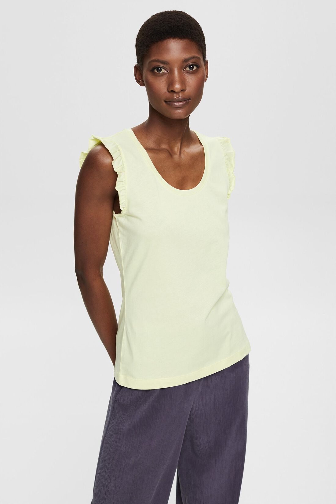 ESPRIT Camiseta De Mujer, 310/verde., XCH