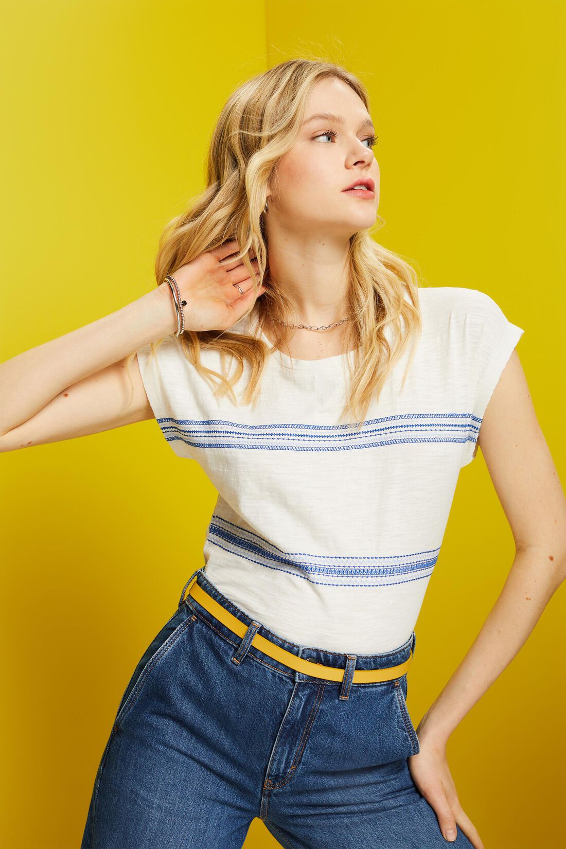 CAMISETA BORDADA MUJER ESPRIT Korner