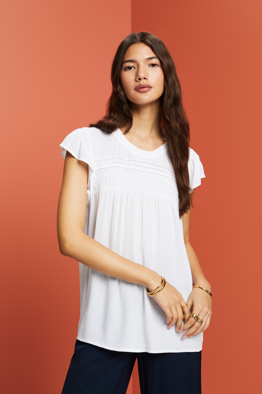 Blusa online manga plumeti