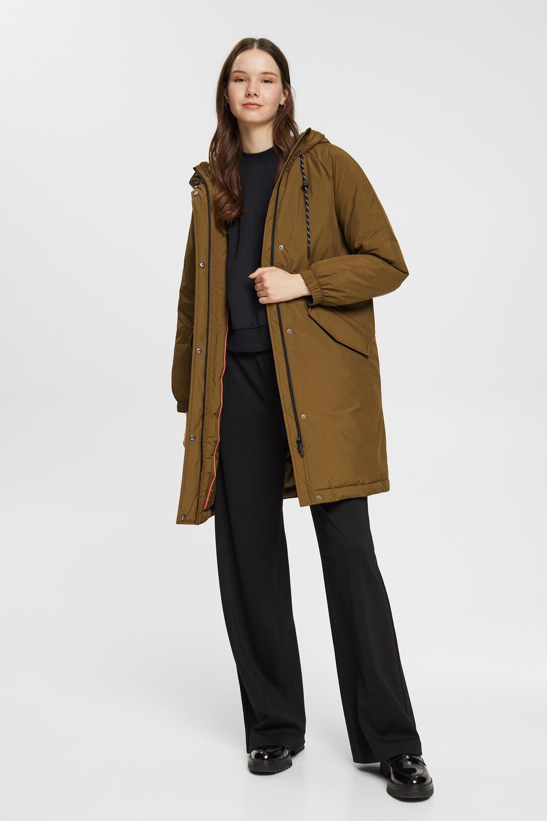 abrigos con capucha mujer