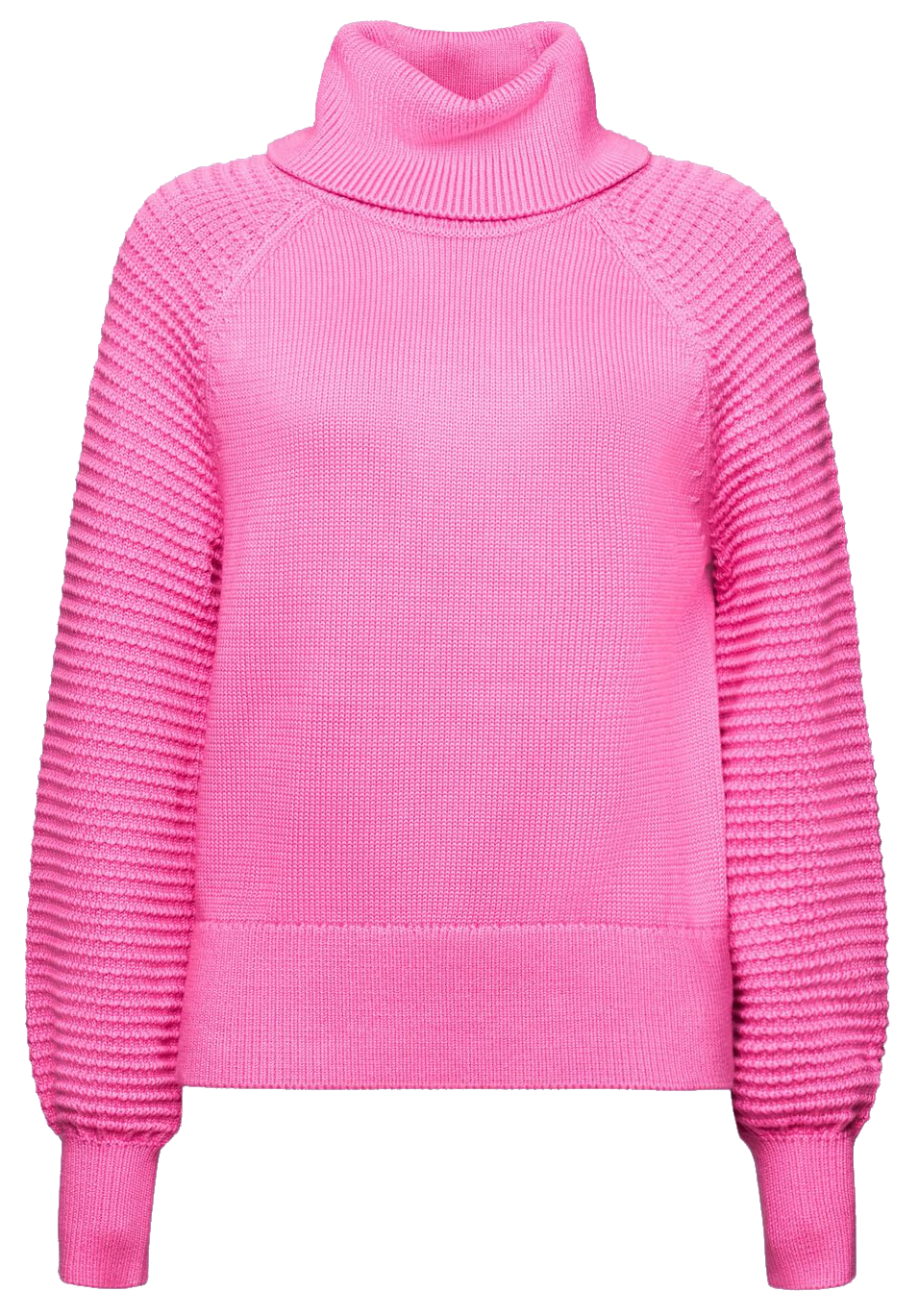 NAF NAF Camiseta Esprit Acanalada Rosa Mujer Colombia