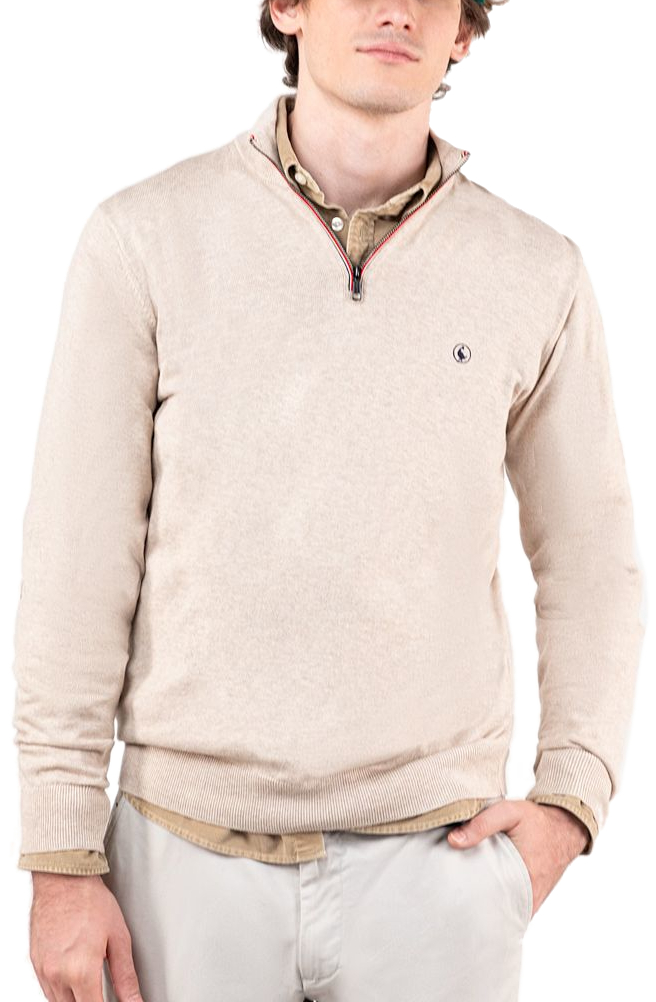 Jersey El Ganso Cremallera Gris para hombre