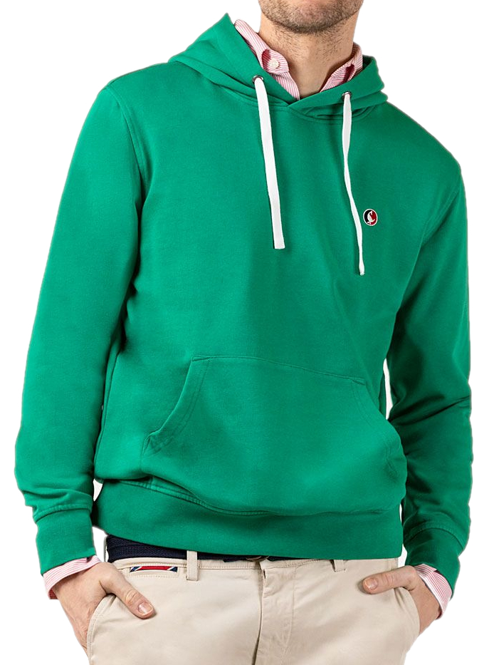 Sudadera verde hombre deals