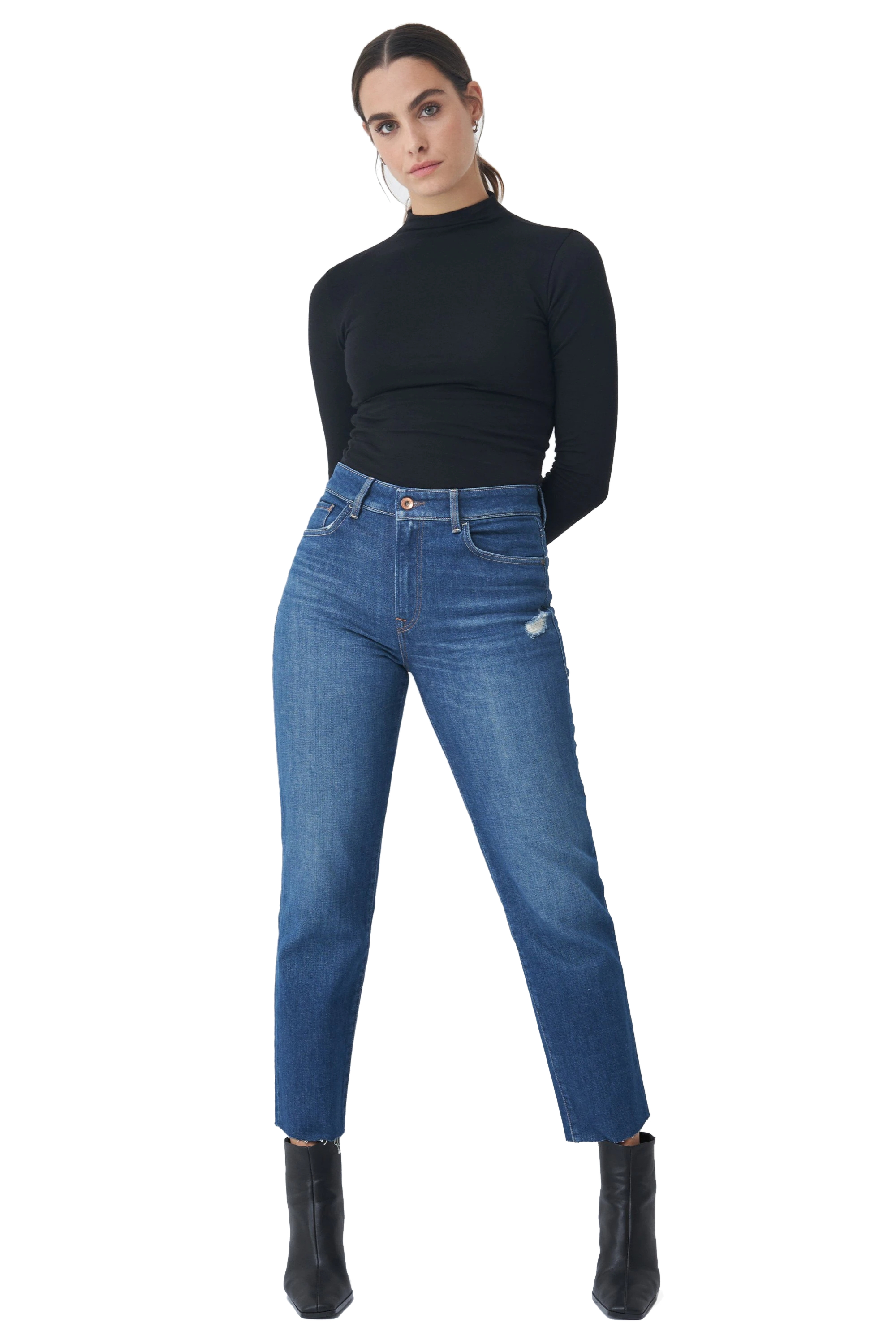 VAQUERO MUJER TRUE CROPPED SLIM - Korner