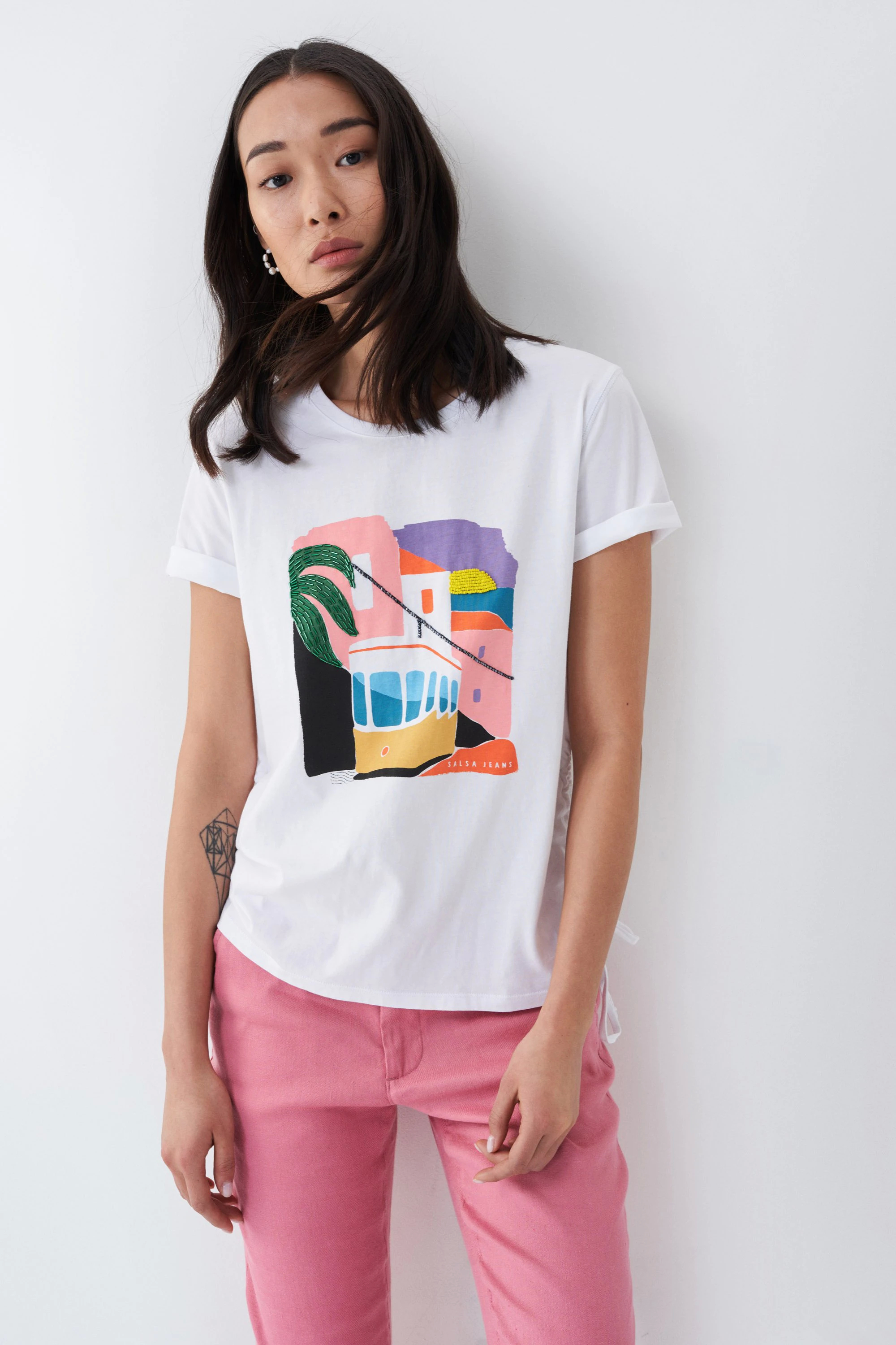 CAMISETA MUJER SALSA SAMARA - Korner