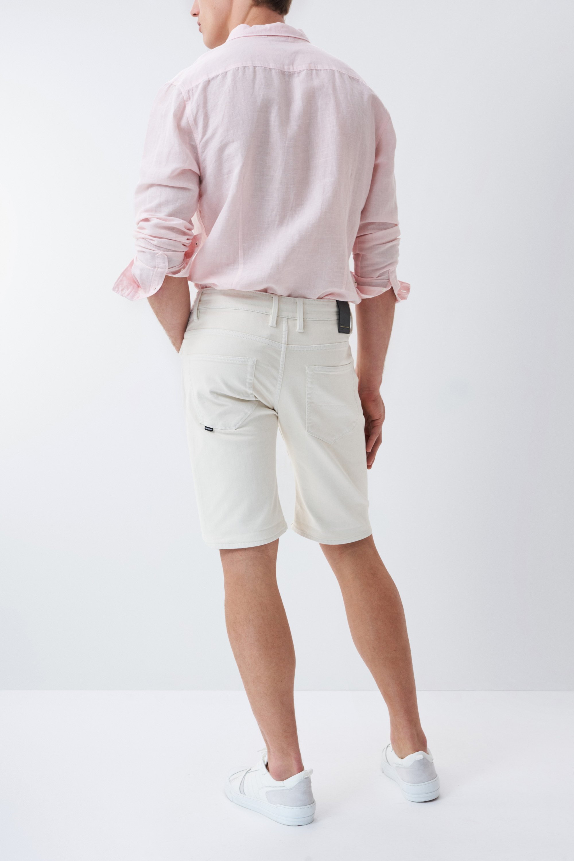 Pantalon corto hombre vestir cheap