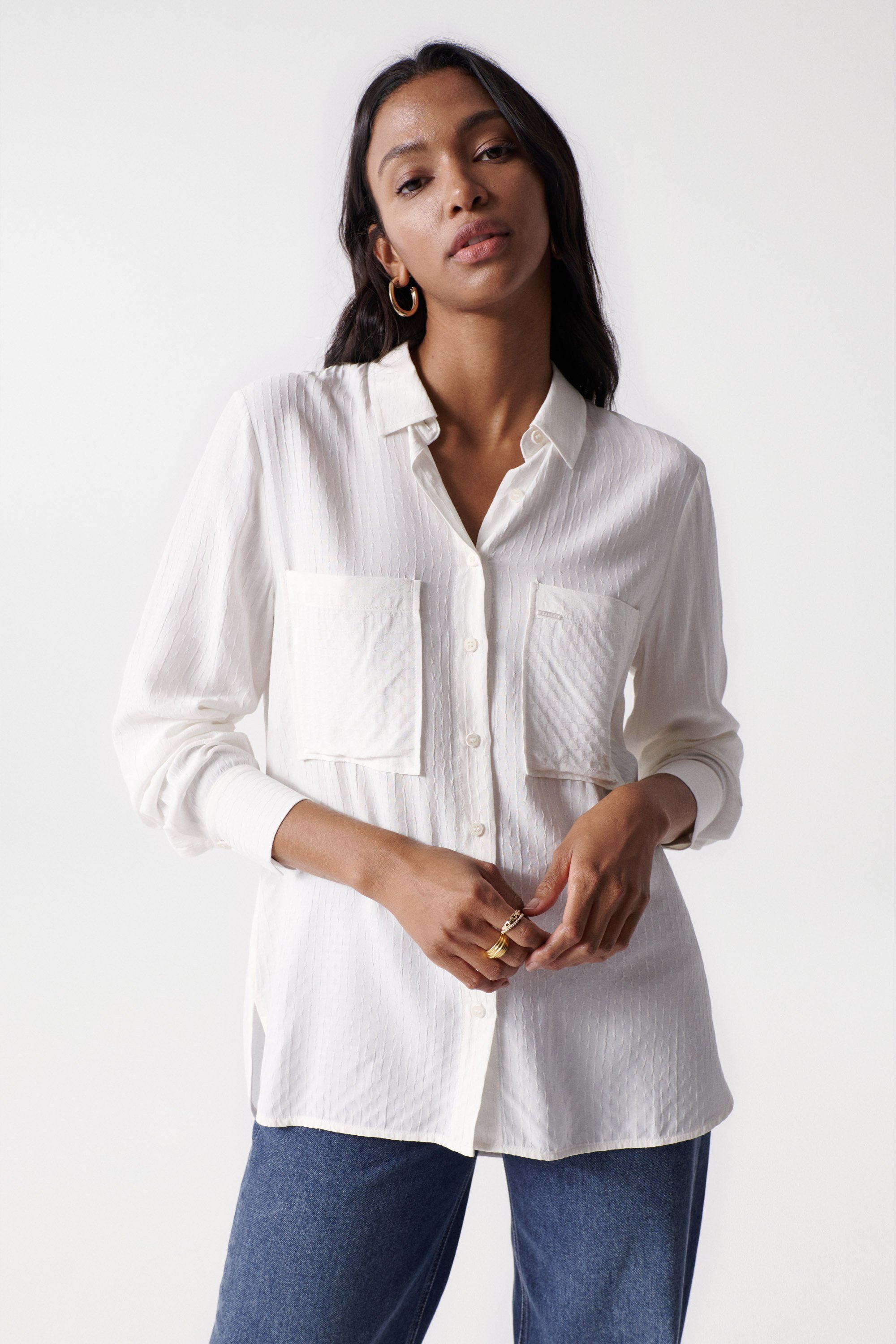 Camisa shop fluida mujer