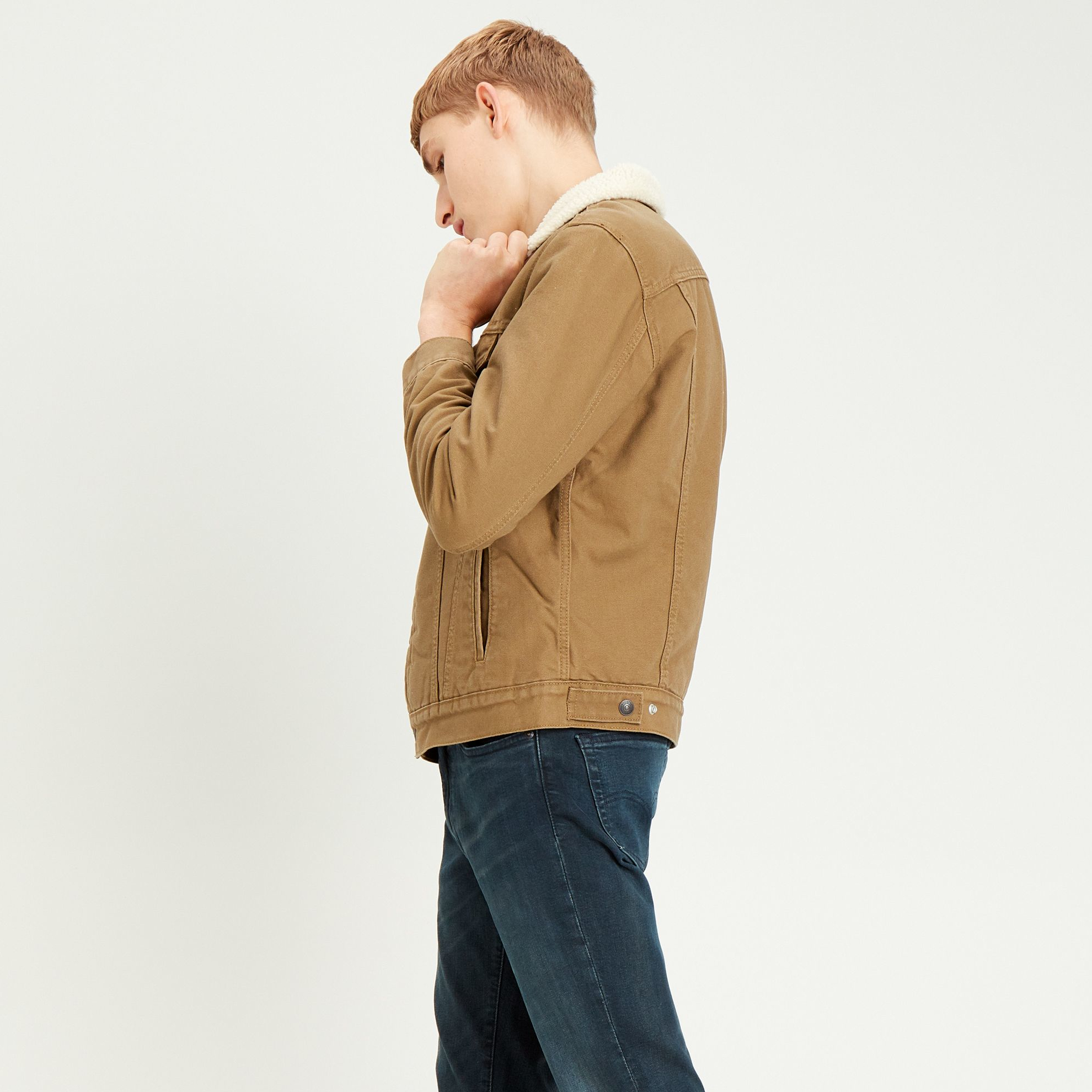 Cazadora vaquera forrada hombre clearance