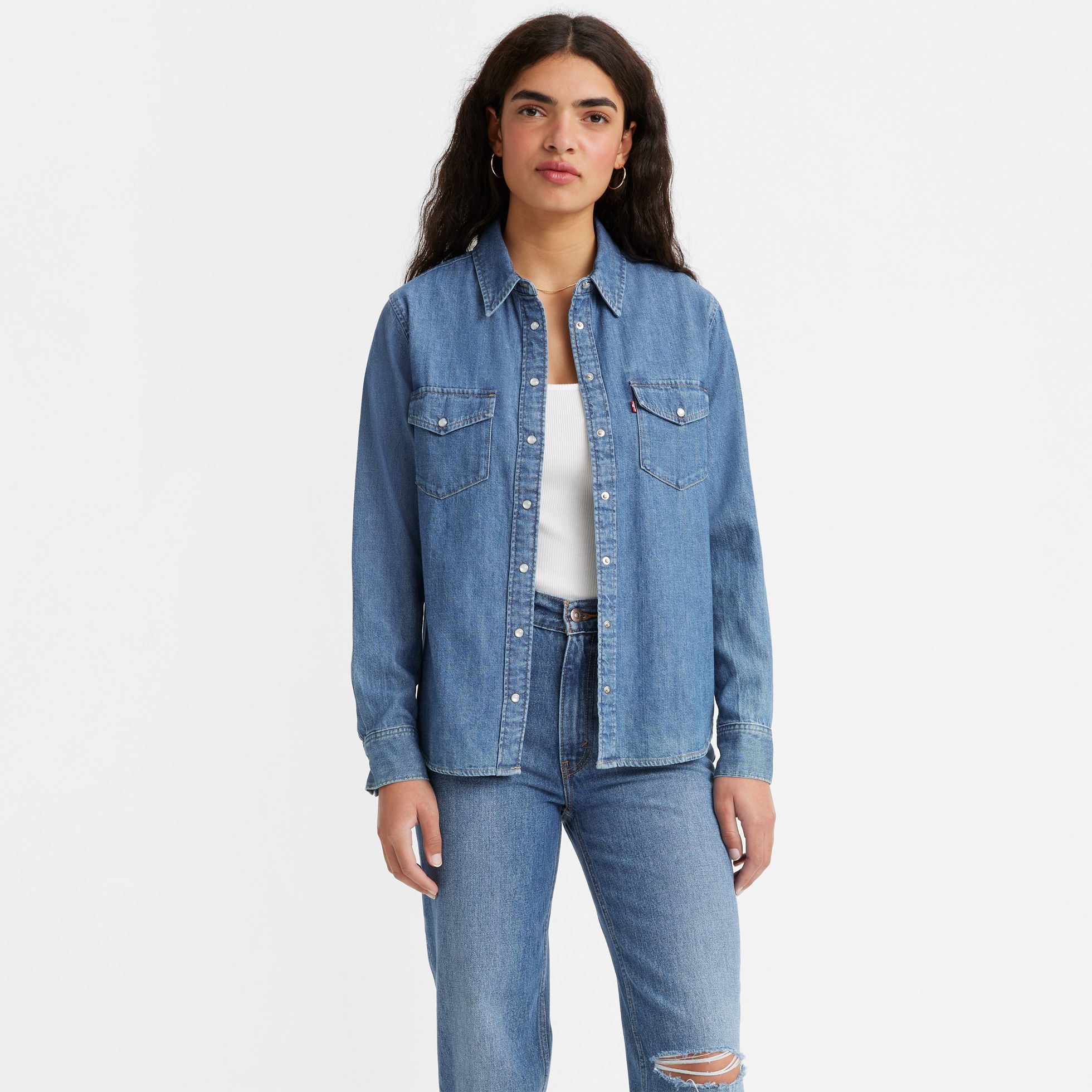 Camisa levis mujer best sale