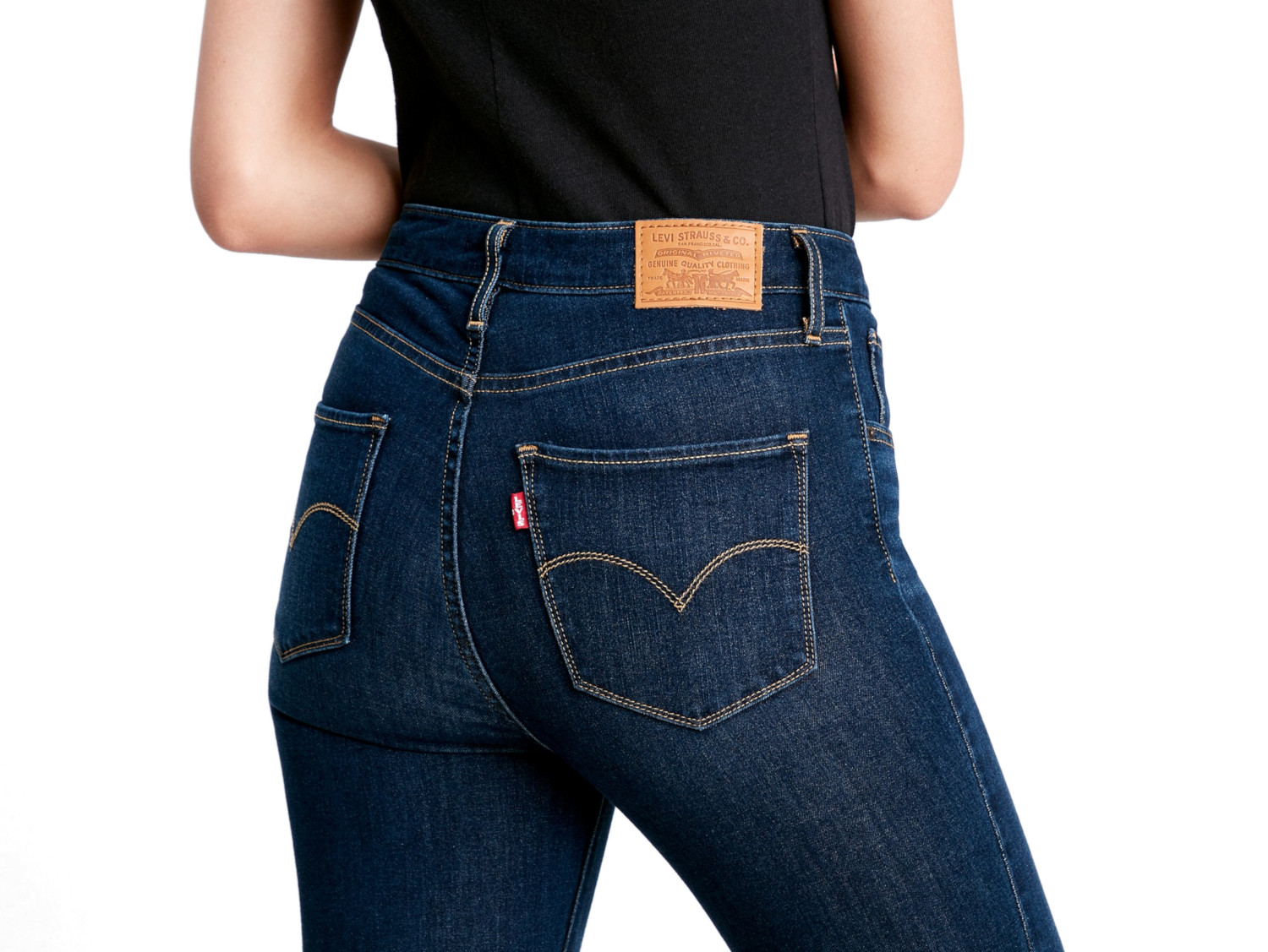 LEVIS 55% LYCL/11% POLY/8% ELAS 721 HIGH RISE IT