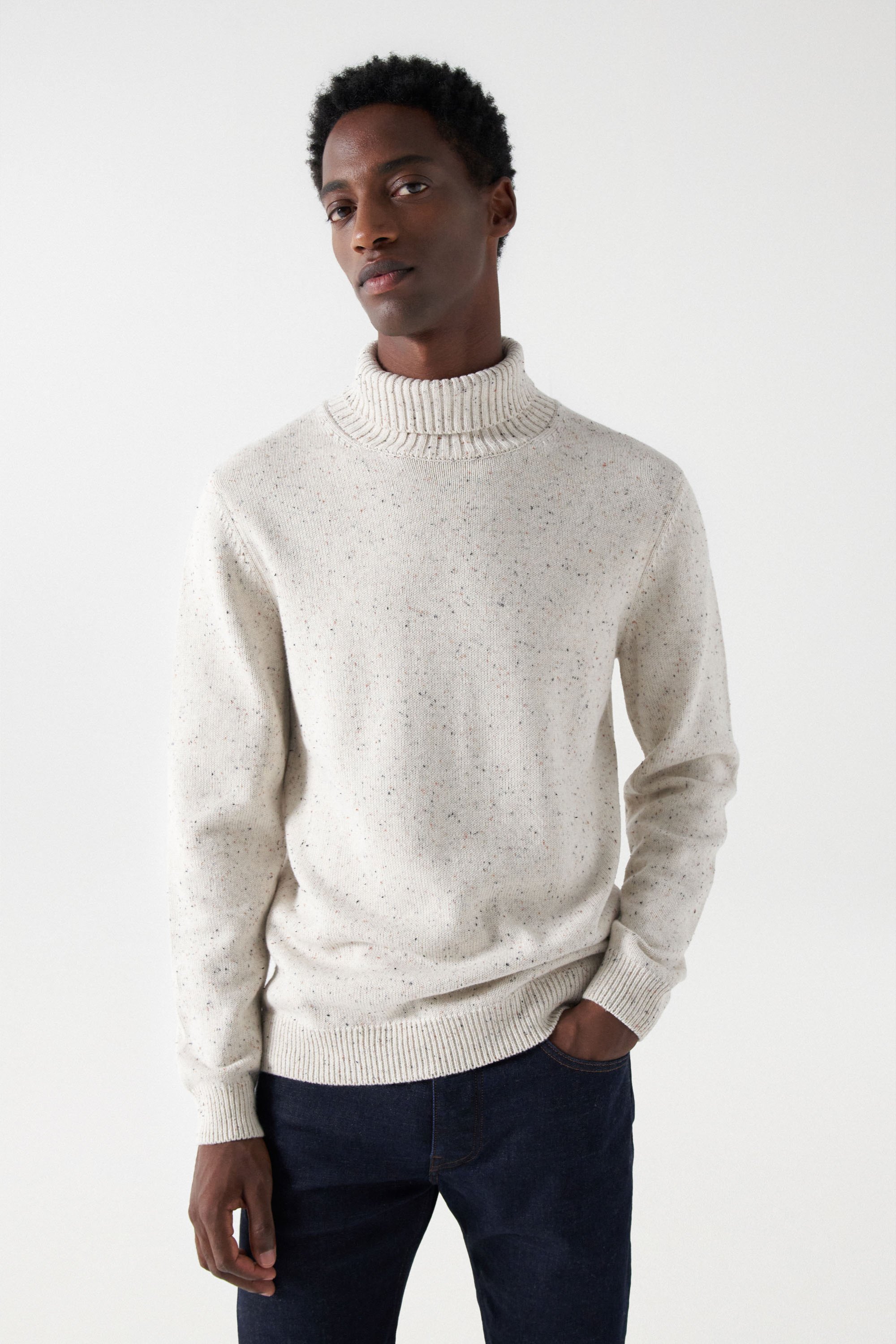 Polo cuello cheap alto hombre