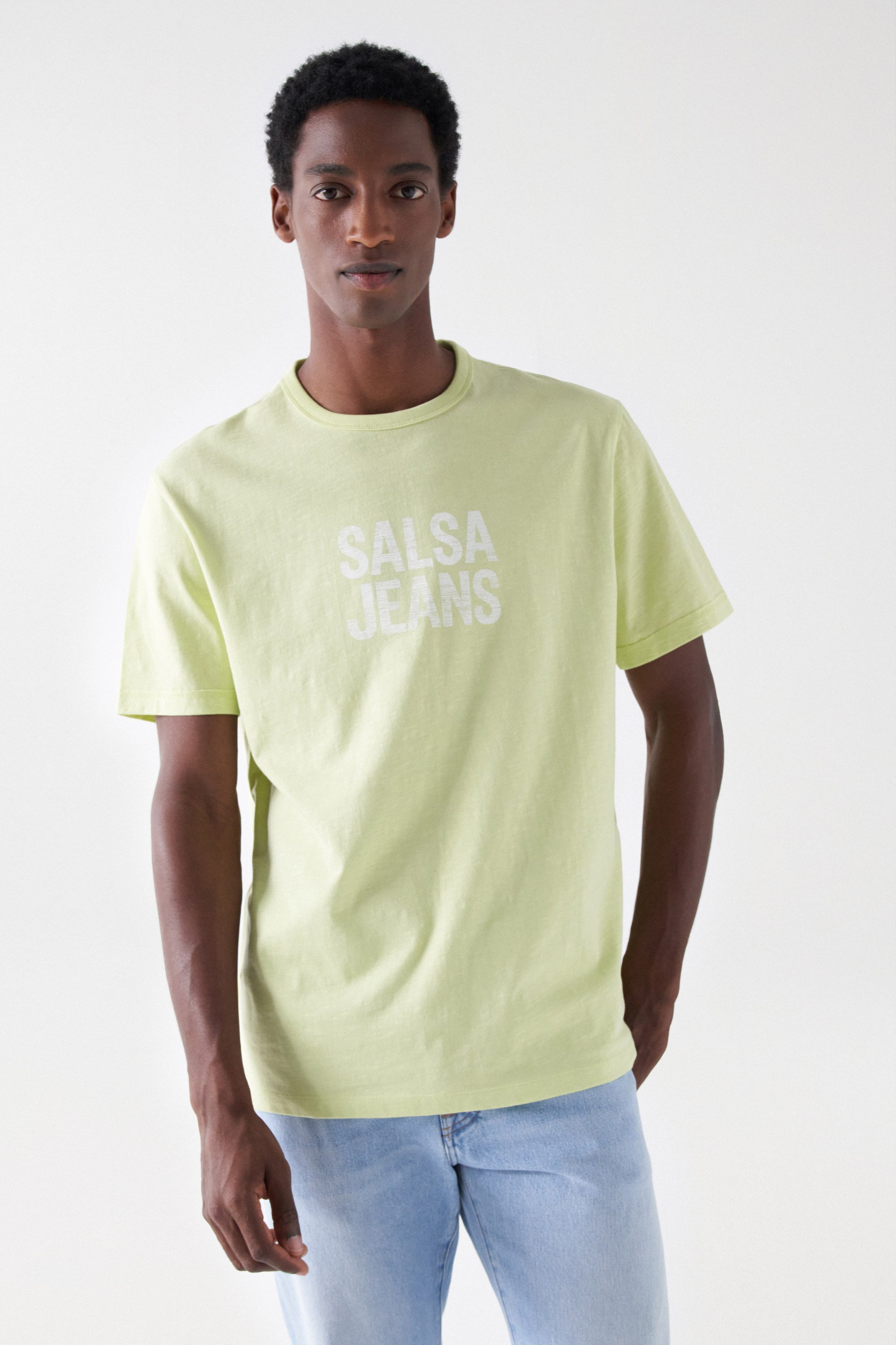 CAMISETA REGULAR FIT CON BRANDING HOMBRE SALSA Korner