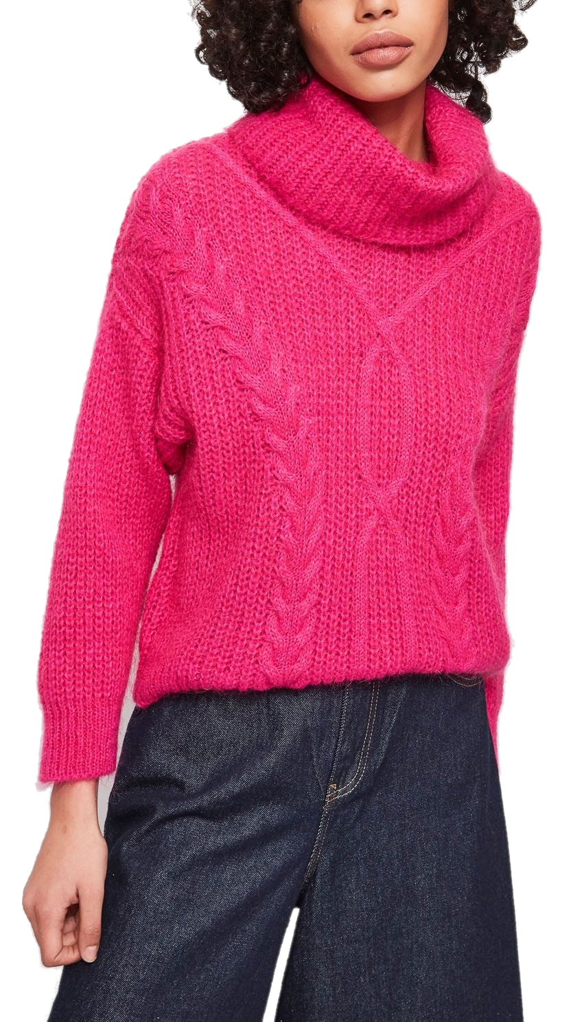 JERSEY DE MOHAIR CON LANA MUJER SALSA - Korner