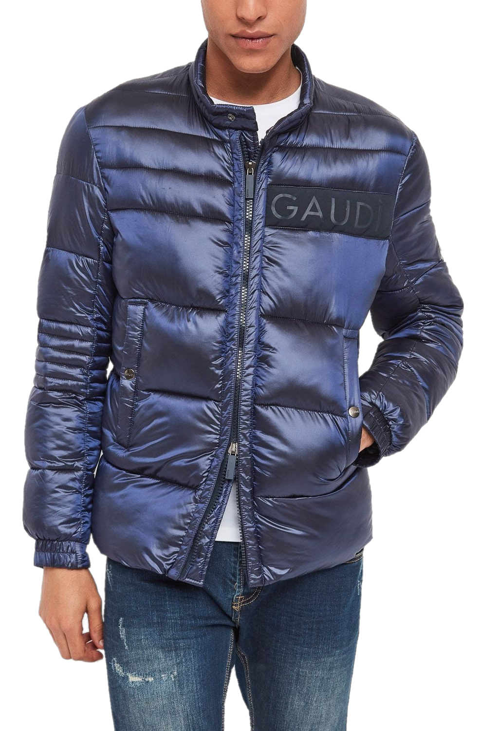 Chaquetas Guess Slim Fit Puffer Hombre Azules Para Chaqueta Guess Slim Fit  Puffer Para Hombre Azul Urbano Chamarra Guess Mujer