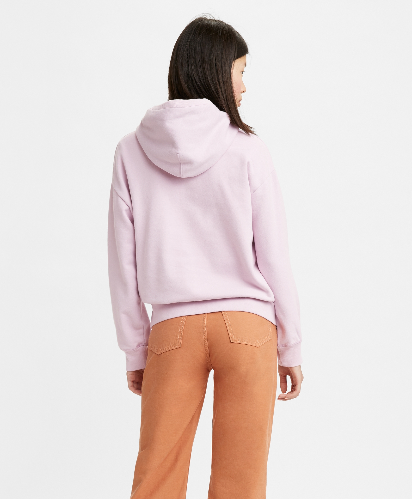 SUDADERA MUJER LEVIS STANDARD HOODIE WINSOME ORCHID