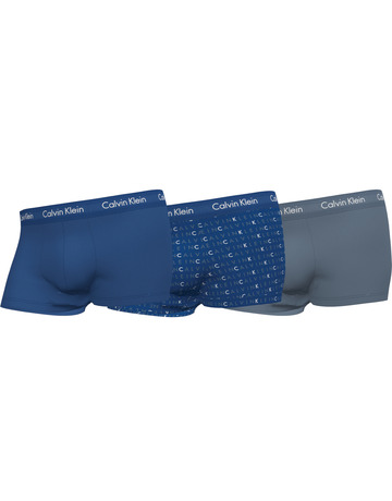PACK DE 3 CALZONCILLOS HOMBRE CALVIN KLEIN TIPO BOXER TIRO BAJO
