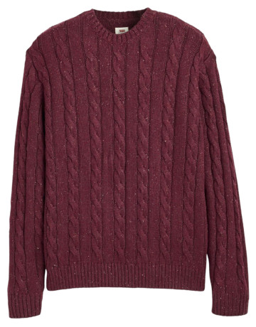 JERSEY HOMBRE  LEVI'S LAUREL CREW CABLE NEPS