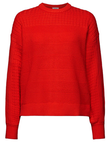 JERSEY DE CUELLO REDONDO CON TEXTURA MUJER ESPRIT