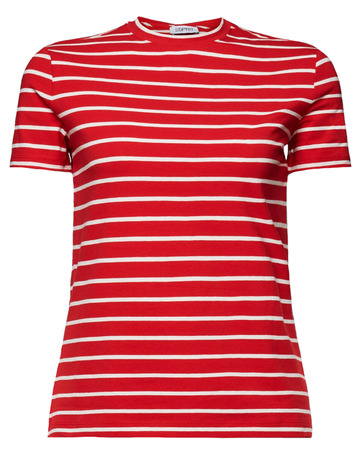 TOP DE RAYAS CON CUELLO REDONDO MUJER ESPRIT