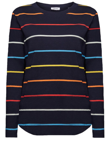 CAMISETA DE MANGA LARGA A RAYAS MUJER ESPRIT