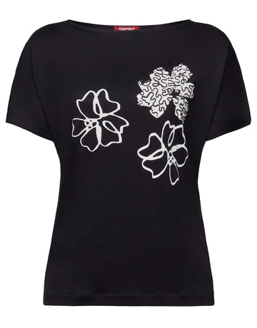 CAMISETA CON ESTAMPADO FLORAL MUJER ESPRIT