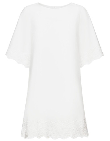 MINIVESTIDO BORDADO DE MANGA ACAMPANADA MUJER ESPRIT