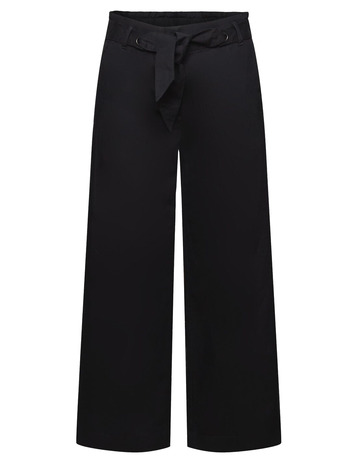 PANTALÓN CULOTTE CROP EN MEZCLA DE ALGODÓN Y LINO MUJER ESPRIT