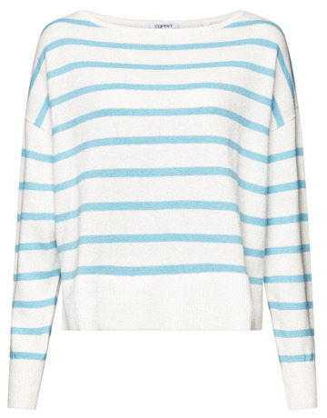 JERSEY A RAYAS EN MEZCLA DE LINO MUJER ESPRIT