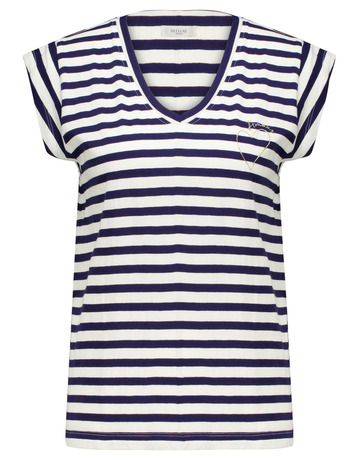 CAMISETA A RAYAS MUJER DEELUXE CORAZÓN BORDADO