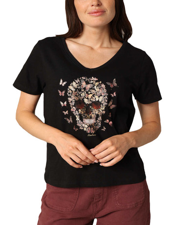 CAMISETA MUJER  DEELUX BESKULL TS W