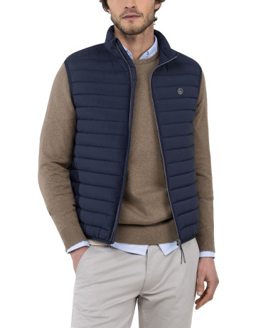 CAZADORA HOMBRE  EL GANSO CHALECO BÁSICO ACOLCHADO MARIN