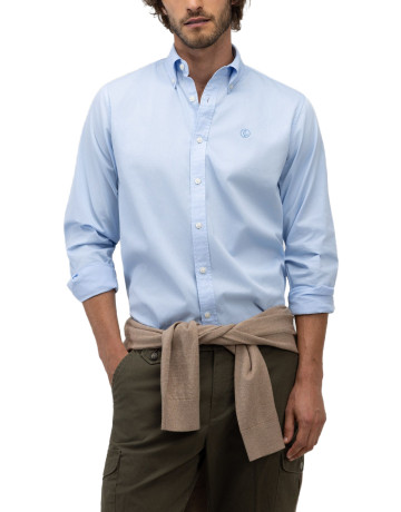 CAMISA HOMBRE  EL GANSO CAMISA GARMENT DYED BUTTON DOW