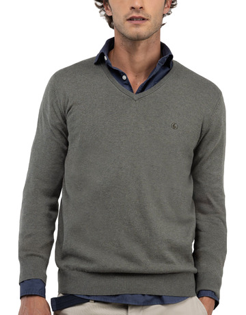 JERSEY HOMBRE  EL GANSO JERSEY CUELLO PICO CODERAS VER