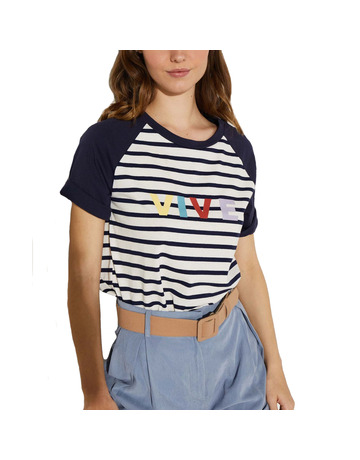  DOLORE CAMISETA M/C PATCHWORK VIVE""