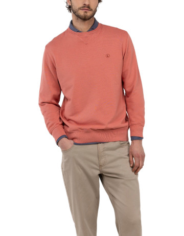 SUDADERA HOMBRE  EL GANSO SUDADERA CUELLO CAJA ROJO
