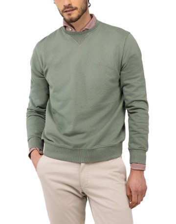 SUDADERA HOMBRE  EL GANSO SUDADERA CUELLO CAJA VERDE