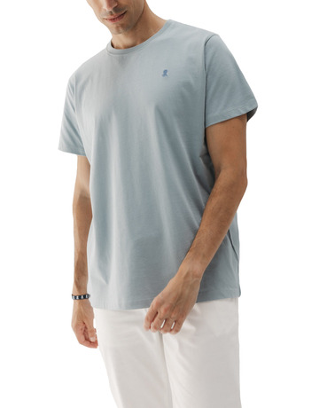 CAMISETA HOMBRE  EL PULPO CAMISETA BÁSICA BORDADO AZUL G