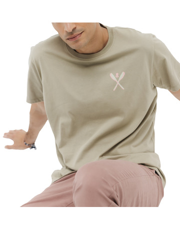 CAMISETA HOMBRE  EL PULPO CAMISETA PALAS DIBUJADAS VERDE