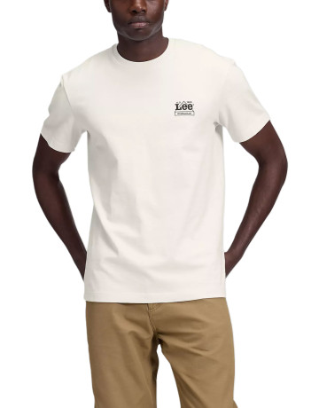 CAMISETA HOMBRE  LEE WORKWEAR CREW TEE ECRU