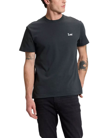 CAMISETA HOMBRE  LEE SS SMALL LOGO TEE WASHED BLACK