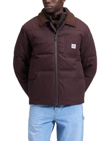CAZADORA HOMBRE  LEE WORKWEAR PUFFER CHOCOLATE TORT