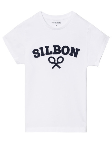 CAMISETA NIÑO SILBON RAQUETA MEDIA