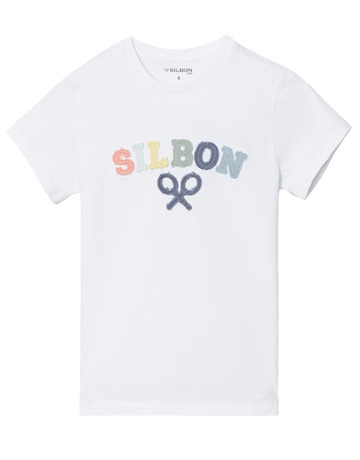 CAMISETA NIÑO SILBON RAQUETA MEDIA MULTICOLOR